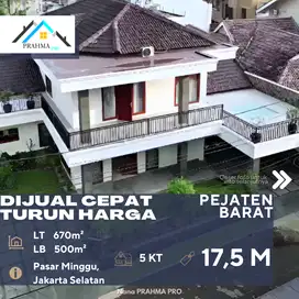 Pejaten Jual Rumah Dalam Komplek 2 Lantai Full Furnish Turun Harga
