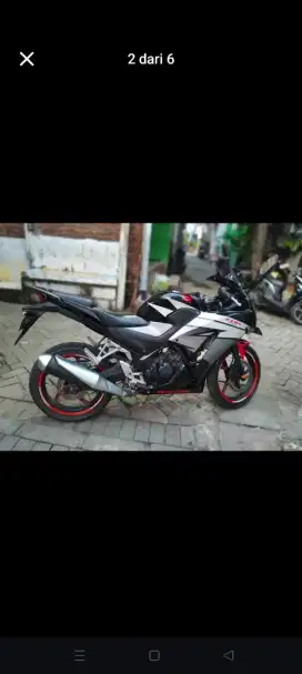 Sepeda sport CBR150 taun 2015 surat baru gress plat L NORMAL MESIN JOS