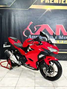 All new Ninja 250cc red glossy km.12rb super 13.Anugerah Motor Rungkut