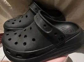 Preloved Crocs Classic Crush Clog Black