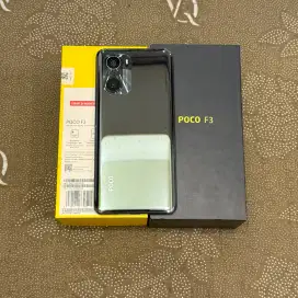 Poco f3 8/256gb kelengkapan fullset