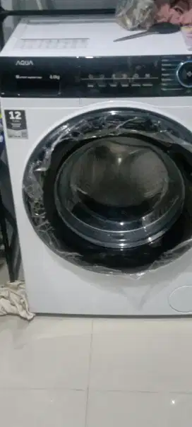 Mesin cuci tabung depan AQUA 8Kg