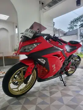 Kawasaki Ninja 250 FI 2016 Merah Pajak Panjang Good Condition