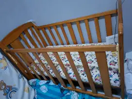 BOX BABY KAYU NATURAL - Co-Sleeping tanpa kasur
