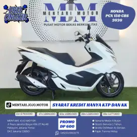 Pcx 150 cbs 2020 dp 600rb Syarat ktp + kk ( mentari jojo motor )