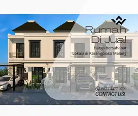 rumah 2 kamar tidur 2 kamar mandi di karangploso malang, kavling 7