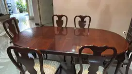 Meja kursi makan Ethan Allen USA