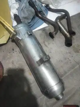 Jual kenalpot bobokan ORI Suzuki metik buat Vario jual tabung kenalpot
