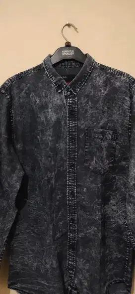 Kemeja Denim Washed Niji