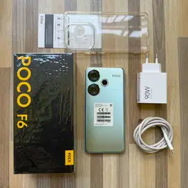 Poco F6 8/256 fullset baru sebulan