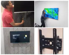 Braket +pasang atau pasang saja jika sudah ada bracket breket led tv