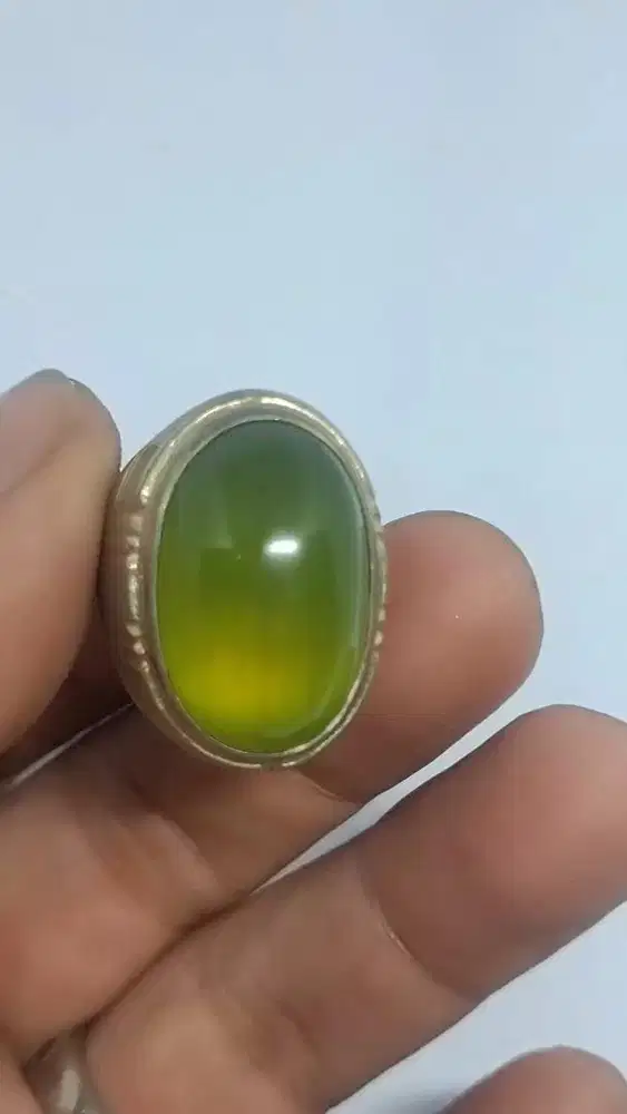Batu Serpentine Green Apple