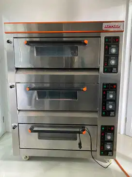 oven deck gas 3 pintu 6 loyang
