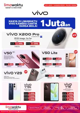 Promo Handphone vivo bisa DP 0%