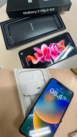 Iphone X 64GB & Galaxy Z flip 35G 128GB