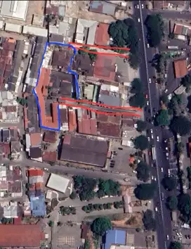 Jual Kost dan rumah, 2 akses jalan dan tanah luas 2,646 m2
