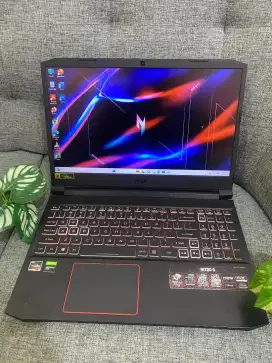 Laptop acer nitro gaming, Ryzen 5, VGA Nvidia gtx, ram 16, ssd 512