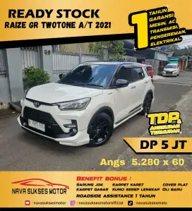 TDP 5 JUTA - RAIZE GR TWOTONE A/T 2022