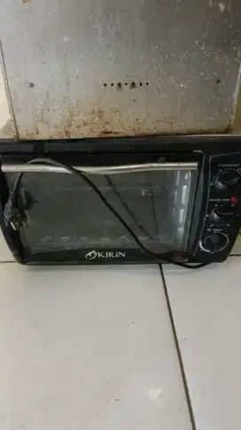 Dijual oven listrik merk Kirin masih bagus 99%