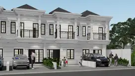 Di jual rumah 2 lantai classic dekat tol Margonda Depok