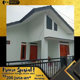 RUMAH MURAH 2 KAMAR AKSES STRATEGIS 10 MENIT DARI STASIUN KRL