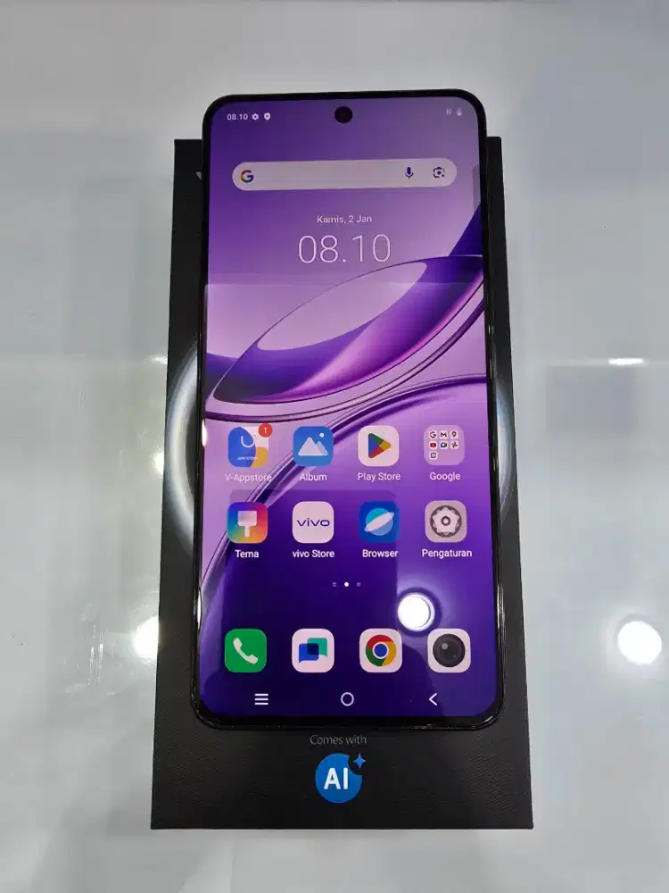Vivo V50 Lite 5G 12+12/512Gb Black Garansi Vivo 10 bulan -MasterCom