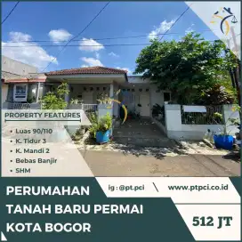 DIJUAL RUMAH DI PERUM TANAH BARU PERMAI KOTA BOGOR - VIA CESSIE