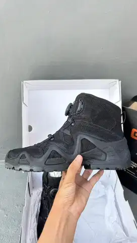 Sepatu PDL Cartenz Tactical Middle Rhinos G2, Warna HITAM, SIZE 42