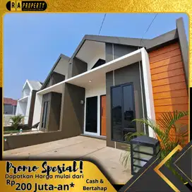 HUNIAN MODERN 2 KAMAR DESAIN CANTIK MULAI DARI 200 JUTAAN