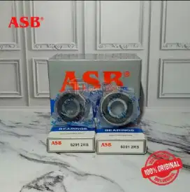 Bearing ASB 6201 - 2RS, Laher/Laker roda depan untuk Honda