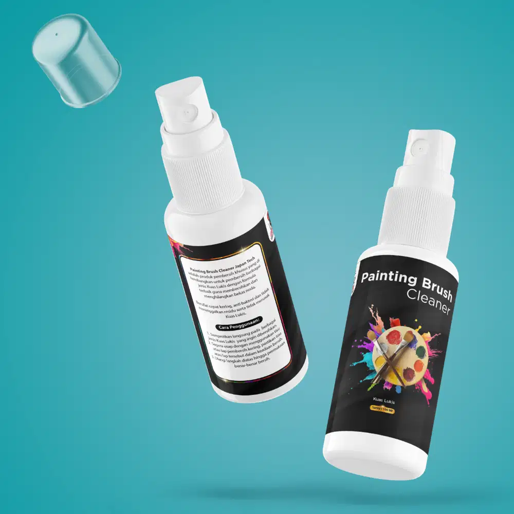 Painting brush cleaner japan tech pembersih kuas spray celup cat lukis