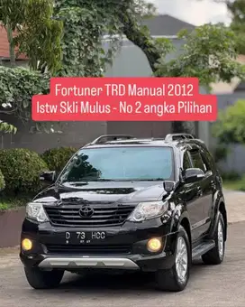 Fortuner TRD Manual Diesel 2012 pk an 2013 istw bandung murah