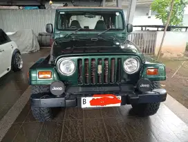 Jeep WRANGLER 4.0 AT th 2000 ss lengkap Harga Nego