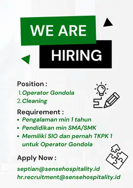 OPERATOR GONDOLA & CLEANING