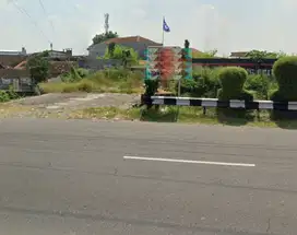 Tanah Komersil Mangku Jl Raya 2 Arah Bonus Pagar Tembok Keliling Solo