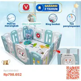 Fence Pagar Bayi V-BABYCARE (preloved)