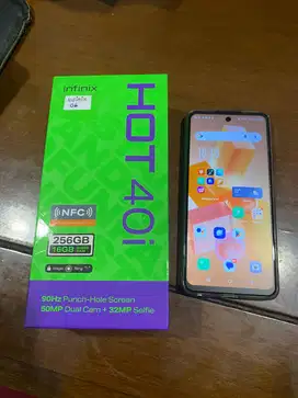 Jual Infinix Hot 40i HP Gaming 8+8/256 GB Terawat Mulus *NEGO*