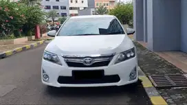 Toyota Camry 2.5 Hybrid AT Putih NIK 2014 Antik Low Km 22Rb