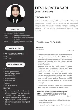Ready to work (As Admin, Resepsionis, CS, etc)