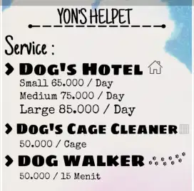 Penitipan Anjing Yons Helpet