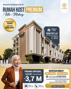 Beli Kost Sekarang, Untung Kemudian! Potensi Sewa Tinggi Depan UMM
