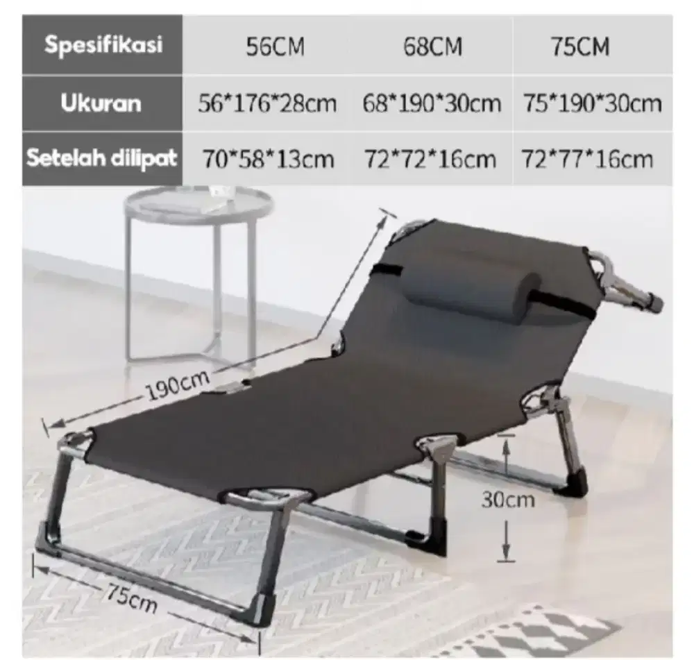 Tempat Tidur santai cocok juga untuk orang sakit