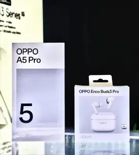 Oppo A5 Pro 5G 16/256 New Segel Garansi Resmi Oppo Free Encobuds 3 Pro