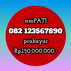 NOMOR CANTIK SIMPATI 567890