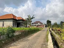 Tanah siap bangun bumiaji jalan paving