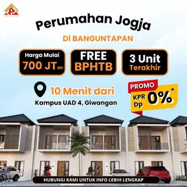 RUMAH 2 LANTAI MURAH STRATEGIS DI BANGUNTAPAN BANTUL JOGJA DEKAT UAD