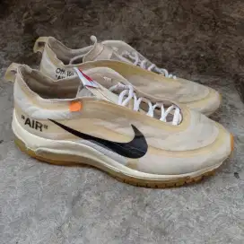 Sepatu Nike Airmax 97 X Off White, minesan size 43