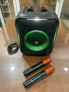 JBL Partybox Encore Essential Speaker portable + dual wireless mic jbl