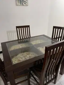 Kursi meja makan kayu jati