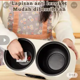 Panci listrik 2 tungku